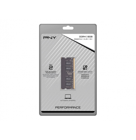 Pamięć PNY 8GB DDR4 2666Mhz SODIMM RETAIL Notebook Memory