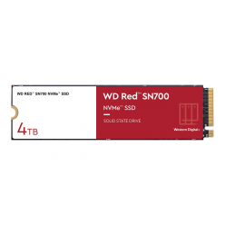 Dysk SSD WD Red SN700 NVMe 4TB M.2 2280 PCIe Gen3 8Gb/s internal drive for NAS devices