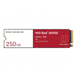 Dysk SSD WD Red SN700 NVMe 250GB M.2 2280 PCIe Gen3 8Gb/s internal drive for NAS devices