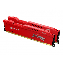 Pamięć RAM KINGSTON 8GB 1866MHz DDR3 CL10 DIMM Kit of 2 FURY Beast Red