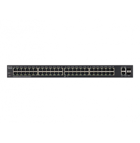 Switch Cisco SF220-48P-K9-EU 48-portów 10/100 (PoE) 2 zestawy Gigabit SFP