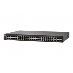 Switch smart Cisco SF250-48HP-K9-EU 48-portów 10/100 (PoE+) 2 porty 10/100/1000 2 zestawy Gigabit SFP 2 porty Gigabit SFP
