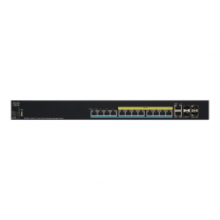 Switch wieżowy zarządzalny Cisco 12 x 100/1000/2.5G/5GBase-T (PoE+) 2 x combo 10 Gigabit SFP+ 2 x 10 Gigabit SFP+