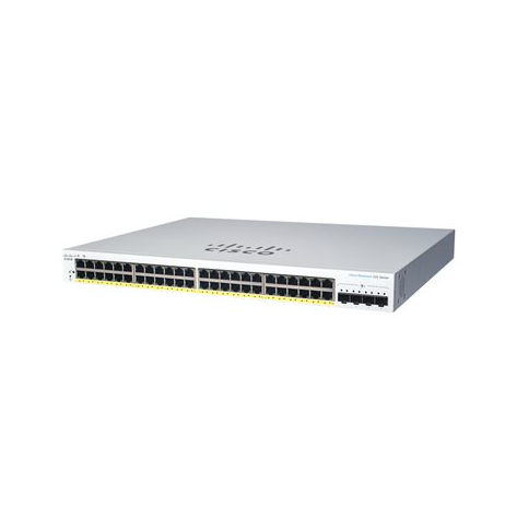 Switch Smart Cisco Business Switching CBS220-48P-4G-EU 48 portów 10/100/1000 (PoE+) 4 porty Gigabit SFP (uplink)