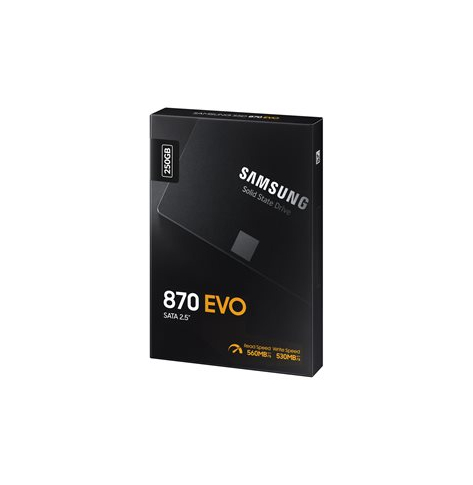 Dysk SAMSUNG 870 EVO 250GB SATA III 2.5 SSD 560MB/s read 530MB/s write