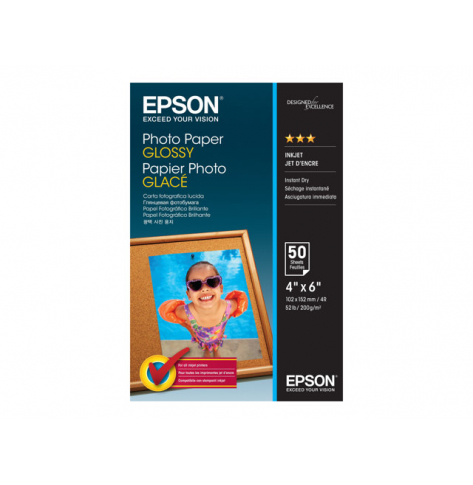 EPSON papier fotograficzny polysk 10x15cm 50 sh