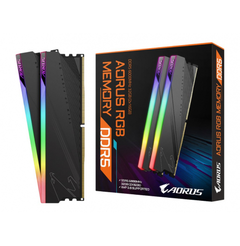 Pamięć Gigabyte AORUS RGB DDR5 32GB 2x16GB 6000MHz