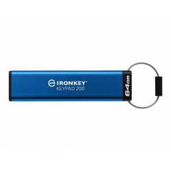 Pamięć USB Kingston 64GB IronKey Keypad 200 FIPS 140-3 Lvl 3