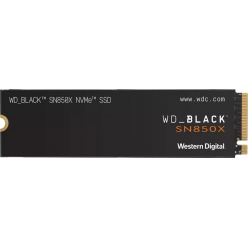 Dysk WD czarny 1TB SN850X NVMe SSD Supremely Fast PCIe Gen4 x4 M.2 with heatsink internal single-packed