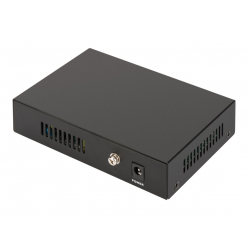 Switch DIGITUS DN-95330 5-portów - 4 porty 10/100/1000 (PoE) 1 port 10/100/1000 (uplink)