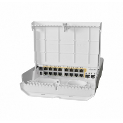 Switch Mikrotik netPower 16P 18 port  with 16 Gigabit PoE-out ports and 2 SFP+