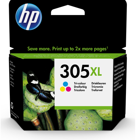 Tusz HP 305XL CMY, wysoka wydajność | 200 str.