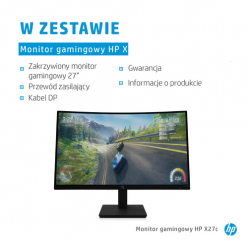 Monitor HP X27c FHD 27" VA 32G13E9