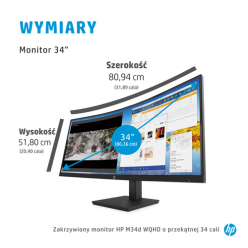 Monitor HP M34d 34" WQHD
