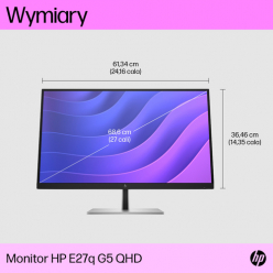 Monitor HP E27q G5 27 QHD HDMI DP
