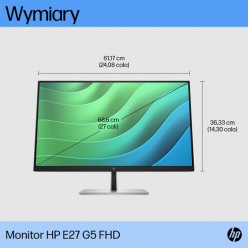 Monitor HP E27 G5 27 FHD HDMI DP