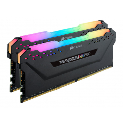 Pamięć CORSAIR DDR4 3200MHz 64GB 2x32GB DIMM 16-20-20-38 XMP 2.0 VENGEANCE RGB PRO czarny Heatspreader RGB LED 1.35V
