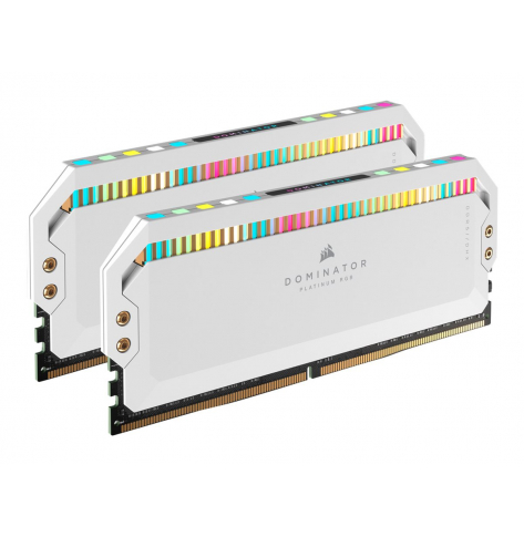 Pamięć CORSAIR DOMINATOR PLATINUM RGB 32GB 2x16GB DDR5 6200MHz DIMM 36-39-39-76 OC PMIC XMP 3.0 White Heatspreader RGB LED 1.3V
