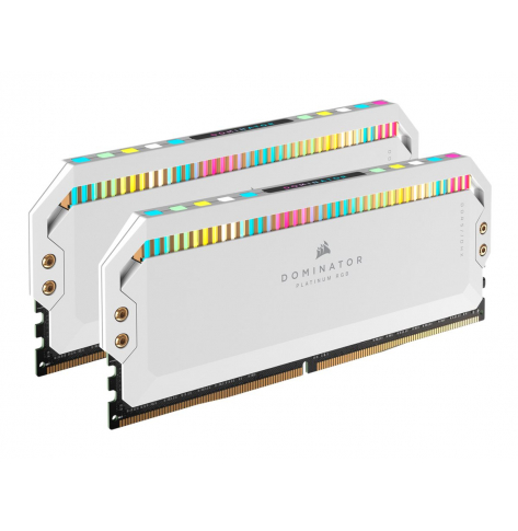 Pamięć CORSAIR DOMINATOR PLATINUM RGB DDR5 32GB 2x32GB 5600MHz C36 1.25V DIMM WHITE