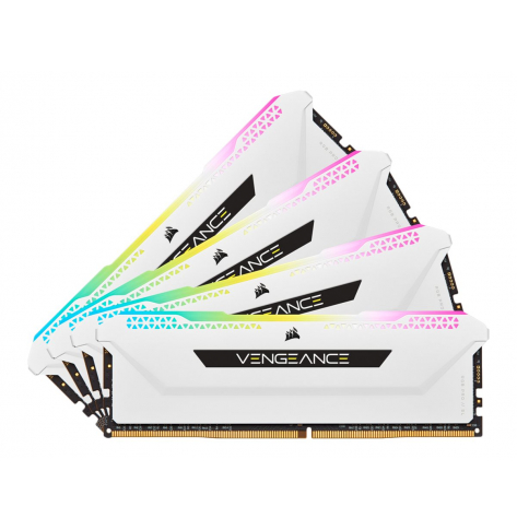 Pamięć CORSAIR VENGEANCE RGB PRO SL 64GB 4x16GB DDR4 3200MHz DIMM 1.35V White