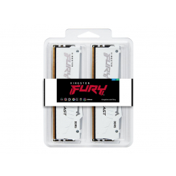 Pamięć KINGSTON FURY Beast 32GB DIMM 5200MT/s DDR5 CL36 Kit of 2 White RGB EXPO
