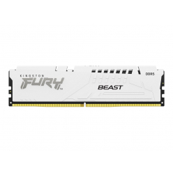 Pamięć KINGSTON FURY Beast 64GB DIMM DDR5 5200MT/s DDR5 CL36 Kit of 2 White EXPO