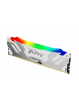 Pamięć KINGSTON FURY Renegade 16GB DIMM DDR5 6000MT/s DDR5 CL32 RGB White XMP
