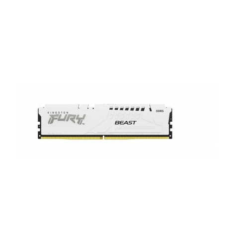 Pamięć KINGSTON FURY Beast 16GB DIMM DDR5 5200MT/s DDR5 CL40 White XMP