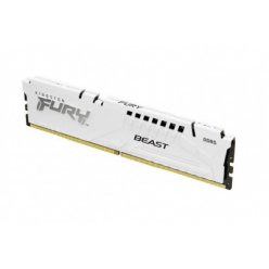 Pamięć KINGSTON FURY Beast 16GB DIMM DDR5 5200MT/s DDR5 CL40 White XMP
