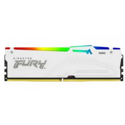 Pamięć KINGSTON FURY Beast 64GB 6000MT/s DDR5 CL40 DIMM Kit of 4 White RGB XMP