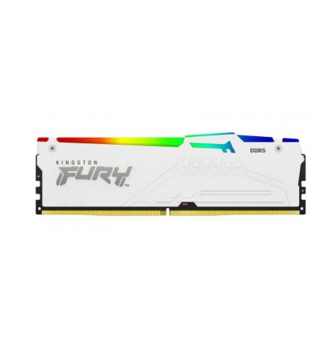 Pamięć KINGSTON FURY Beast 64GB 6000MT/s DDR5 CL40 DIMM Kit of 4 White RGB XMP