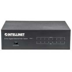Switch Intellinet 561204 Gigabit 8x 10/100/1000 Mbps RJ45 PoE/PoE+ 802.3at/af 60W VLAN