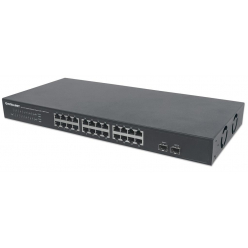 Switch Intellinet 561044 Gigabit Ethernet 24x 10/100/1000 Mbps 2x SFP rackowy 19''