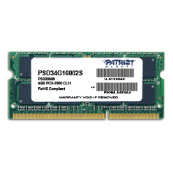 Pamięć Patriot 4GB 1600MHz DDR3 CL11 SODIMM