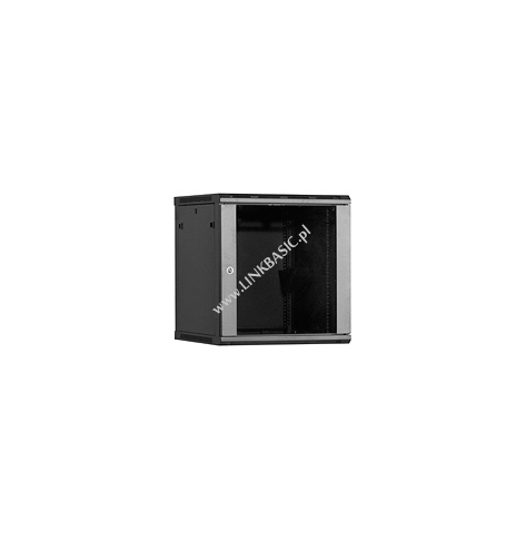 Szafa serwerowa Linkbasic 19'' 12U 600x600mm czarna  drzwi przednie szklane 