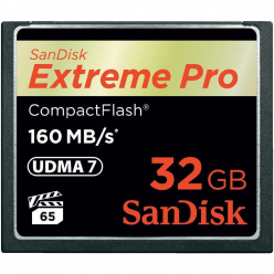 Karta pamięci SanDisk Compact Flash Extreme 32GB (transfer 160 MB/s)