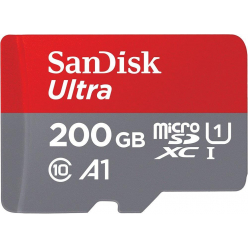 Karta pamięci SanDisk microSDXC 200 GB 100MB/s A1 Cl.10 UHS-I + ADAPTER