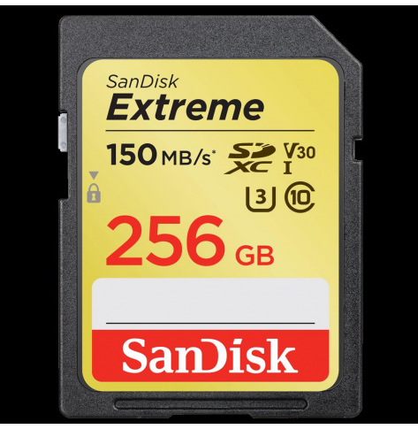 Karta pamięci SANDISK Extreme SDXC 256GB V30 150/70 MB/s