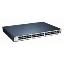 Switch zarządzalny D-Link 48-portów 10/100/1000 PoE Gigabit 4-porty Combo SFP
