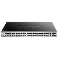 Switch sieciowy zarządzalny D-Link xStack DGS-3130-54TS 48 portów 1000BASE-T 2 porty 10GBASE-T 4 porty SFP+