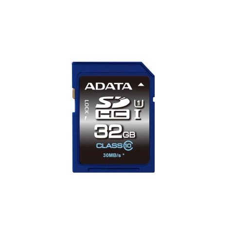 Karta pamięci ADATA  32GB SDHC UHS-1 Class10  ( 30MB/s)  PHOTO/VIDEO FULL HD
