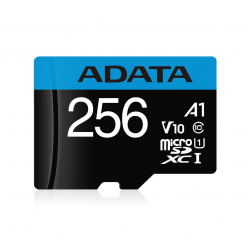Karta pamięci ADATA 256GB Premier MicroSDHC, R/W up to 100/25 MB/s, with Adapter