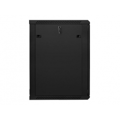Szafa serwerowa Lanberg 19'' 18U 600x600mm czarna  drzwi szklane 