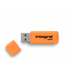 Pamięć USB     Integral  Neon 8GB  2.0 pomarańczowy