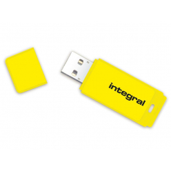 Pamięć USB    Integral  NEON 16GB  2.0 żółty