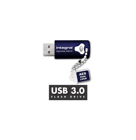 Pamięć USB  Integral 4GB CRYPTO DUAL DUAL USB3.0 FIPS197