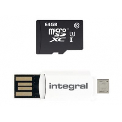 Karta pamięci Integral Smartphone&Tablet microSDHC/XC Class 10 UHS-I 64GB Up To 90MB/s
