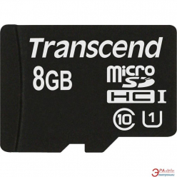 Karta pamięci Transcend Micro SDHC 8GB UHS-I  600x ( Transfer do 90MB/s )