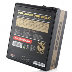 Zasilacz  MODECOM VOLCANO 750W GOLD 120mm FAN