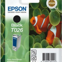 Tusz Epson T026 black | Stylus Photo 810/830/830U/925/935